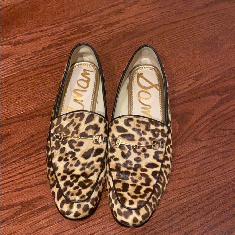 Sam Edelman Leopard Loafers